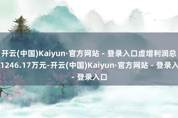 开云(中国)Kaiyun·官方网站 - 登录入口虚增利润总和1246.17万元-开云(中国)Kaiyun·官方网站 - 登录入口