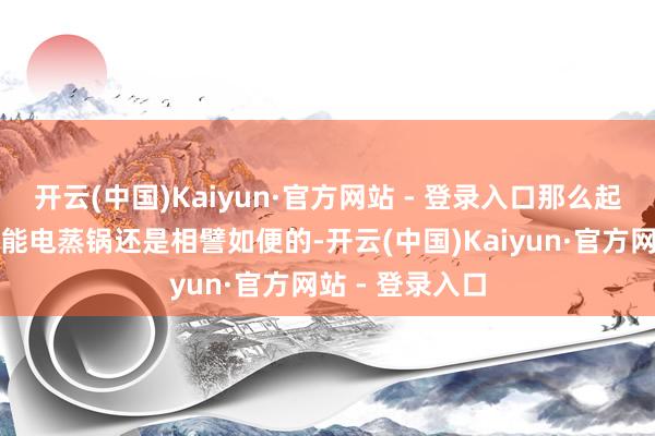 开云(中国)Kaiyun·官方网站 - 登录入口那么起始极度的多功能电蒸锅还是相譬如便的-开云(中国)Kaiyun·官方网站 - 登录入口