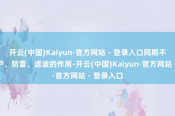 开云(中国)Kaiyun·官方网站 - 登录入口同期不错起到保护、防雷、滤波的作用-开云(中国)Kaiyun·官方网站 - 登录入口