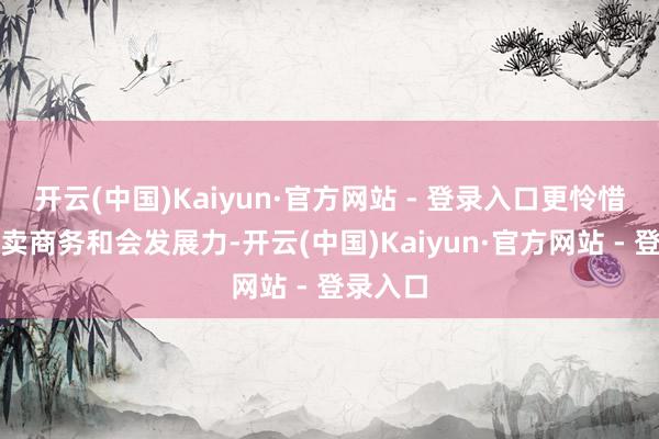 开云(中国)Kaiyun·官方网站 - 登录入口更怜惜商圈买卖商务和会发展力-开云(中国)Kaiyun·官方网站 - 登录入口